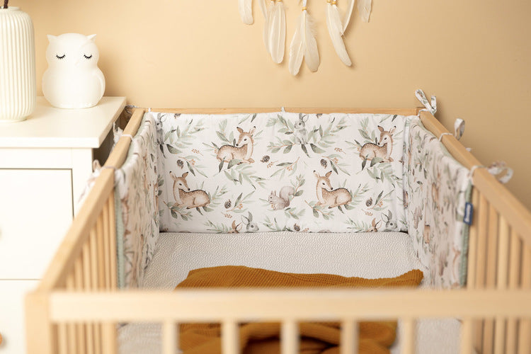 Обиколник Waffle Deers Mint --- BebeMama