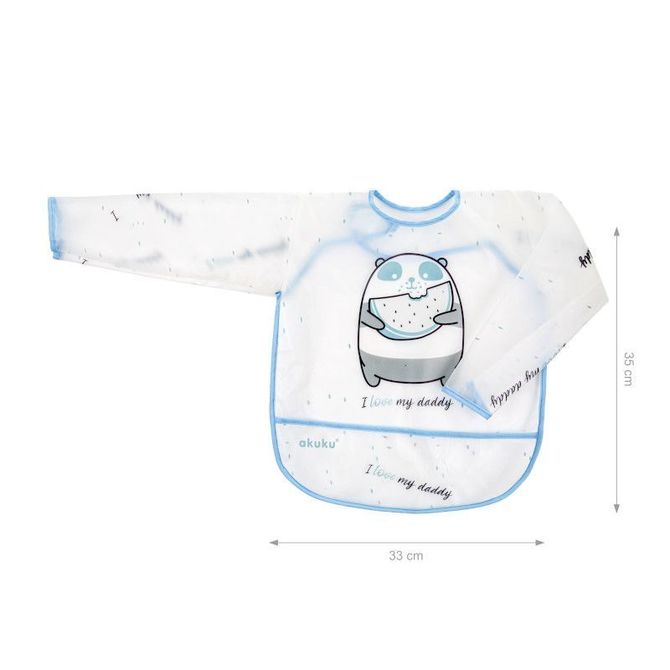 Bavetă cu mânecă lungă și închidere cu velcro 100% EVA (33 x 35 cm)