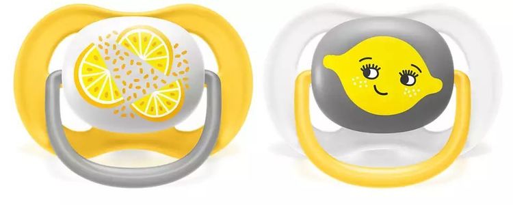 Залъгалки Ultra Air 6-18 Лимон, 2 Броя --- BebeMama