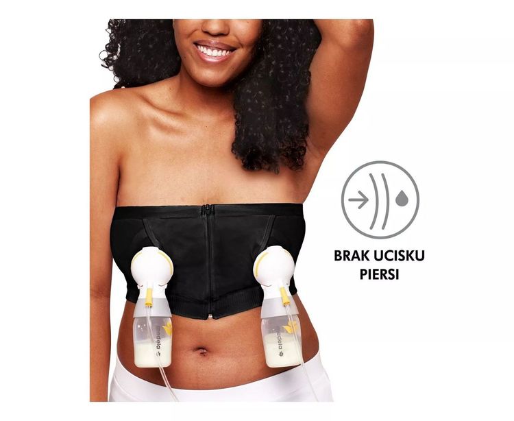 Корсет За Изцеждане На Гърдите Hands-Free S Черен --- BebeMama