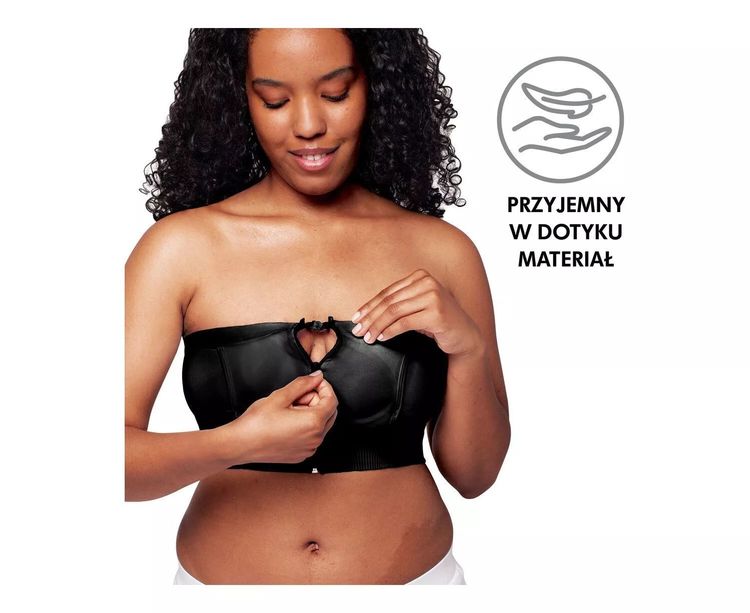 Корсет За Изцеждане На Гърдите Hands-Free Xl Черен --- BebeMama