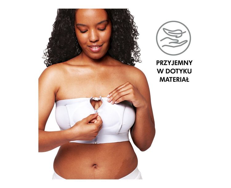 Корсет За Изцеждане На Гърдите Hands-Free M Бял --- BebeMama
