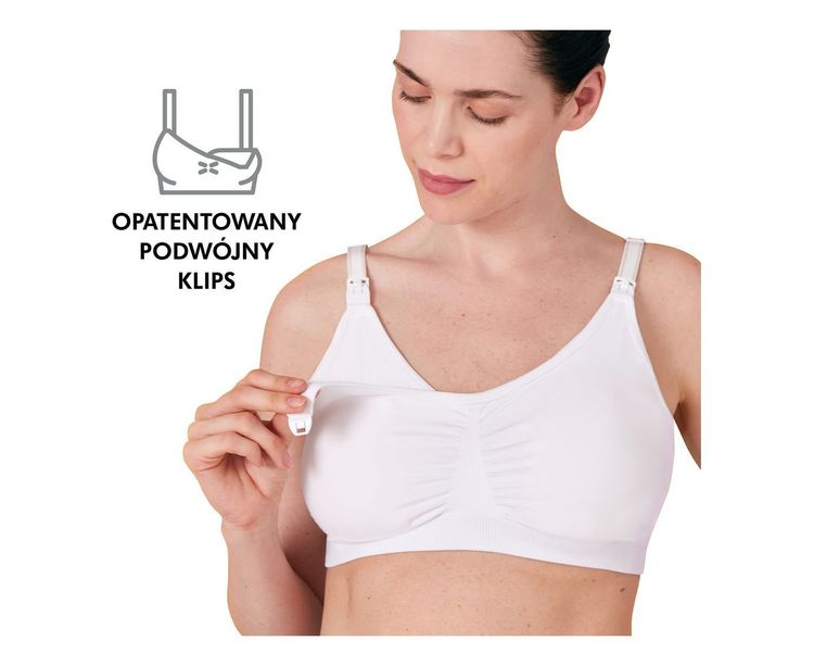 Сутиен За Кърмене И Изцеждане 3В1 S Бял --- BebeMama