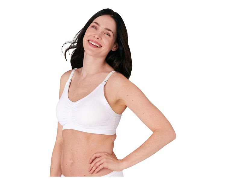 Сутиен За Кърмене И Изцеждане 3В1 M Бял --- BebeMama