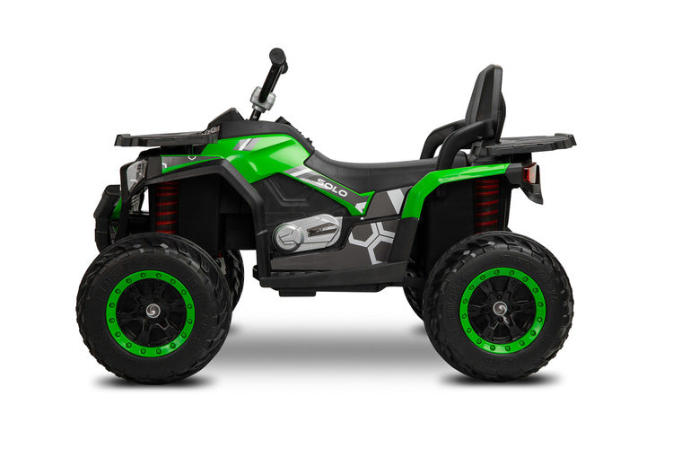 Vehicul Quad Solo cu baterie, verde
