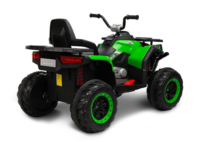 Vehicul Quad Solo cu baterie, verde