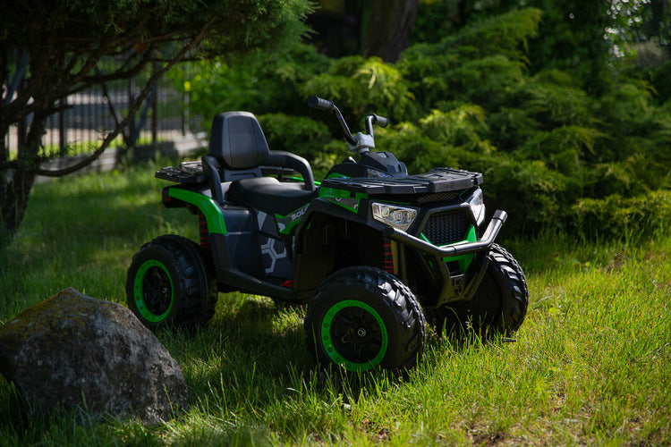 Vehicul Quad Solo cu baterie, verde