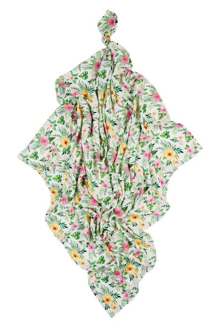 Bambusz Pelenka 75x75 Virágok