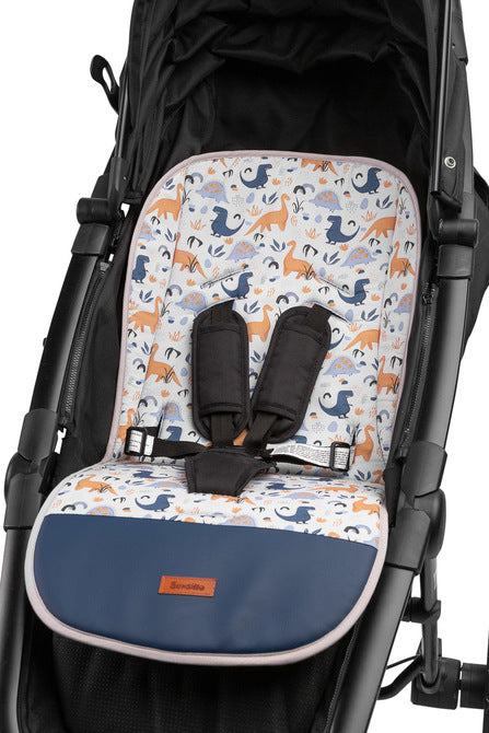 Кадифена Подложка За Количка -Динозаври --- BebeMama