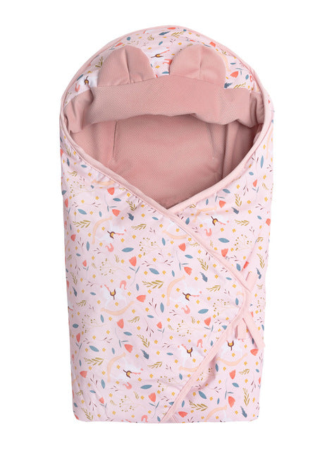 Пелена- Люлеещо Се Конче- Розово 90X90 --- BebeMama