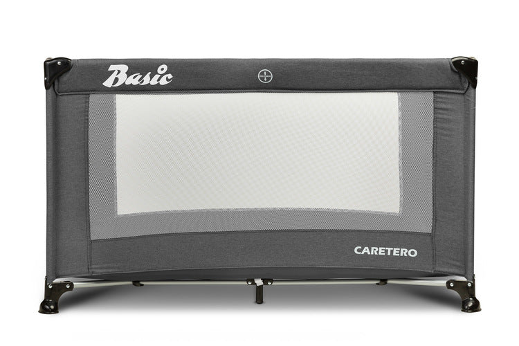 Сгъваема Кошара За Пътуване 1 Ниво Basic Graphite Caretero --- BebeMama