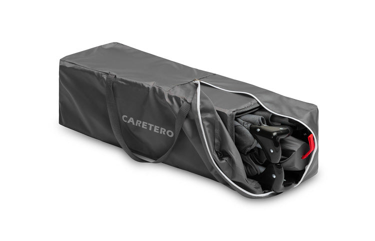 Сгъваема Кошара За Пътуване 1 Ниво Basic Graphite Caretero --- BebeMama