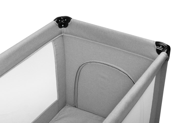 Сгъваема Кошара За Пътуване 1 Ниво Basic Grey Caretero --- BebeMama