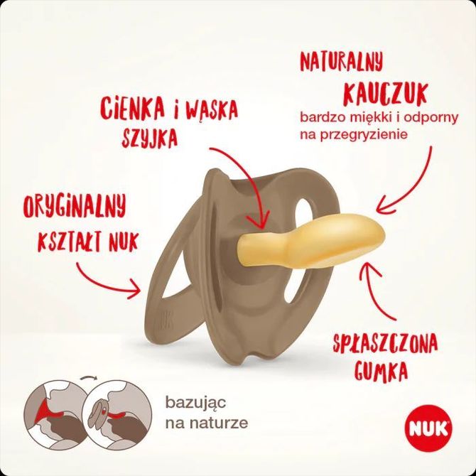 Латексов Биберон For Nature 0-6 2 Бр./Кутия --- BebeMama