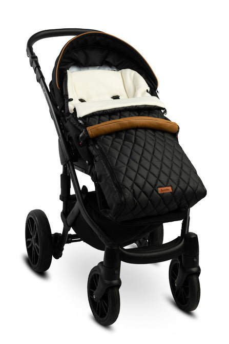 Geantă matlasată de iarnă neagră