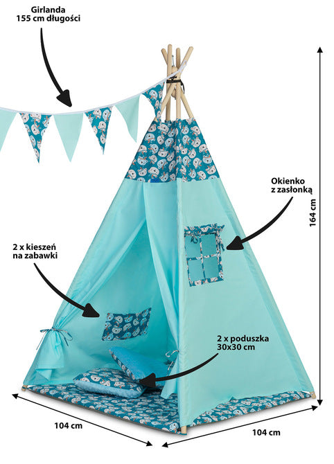 Палатка TipiИндианци Мента Caretero Toyz