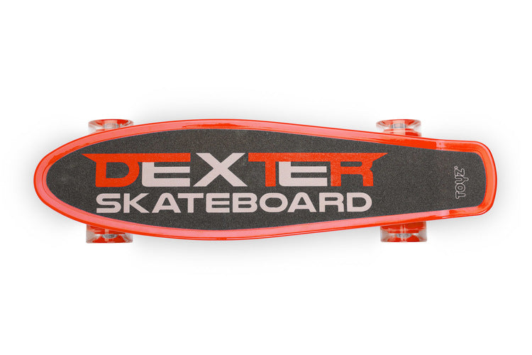 Скейтборд Dexter Red + Каска И Протектори Caretero Toyz