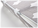 Калъфка За Антирефлуксна Възглавница 60/38 Wedge - Stars Gray
