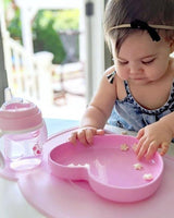 Силиконова Чиния Сърце 9M+ Момиче --- BebeMama