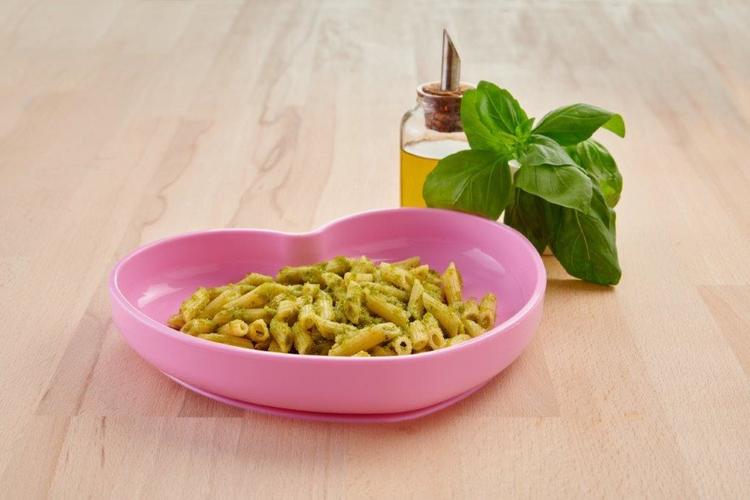 Силиконова Чиния Сърце 9M+ Момиче --- BebeMama