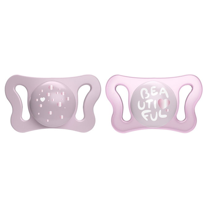 Силиконова Залъгалка Physio Micro 0-2 Pink 2 Бр. --- BebeMama