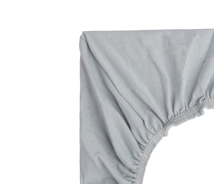 Cearșaf de pătuț Next To Me din bambus, gri, 90x40cm