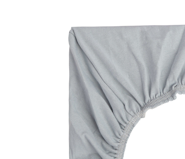 Cearșaf de pătuț Next To Me din bambus, gri, 90x40cm