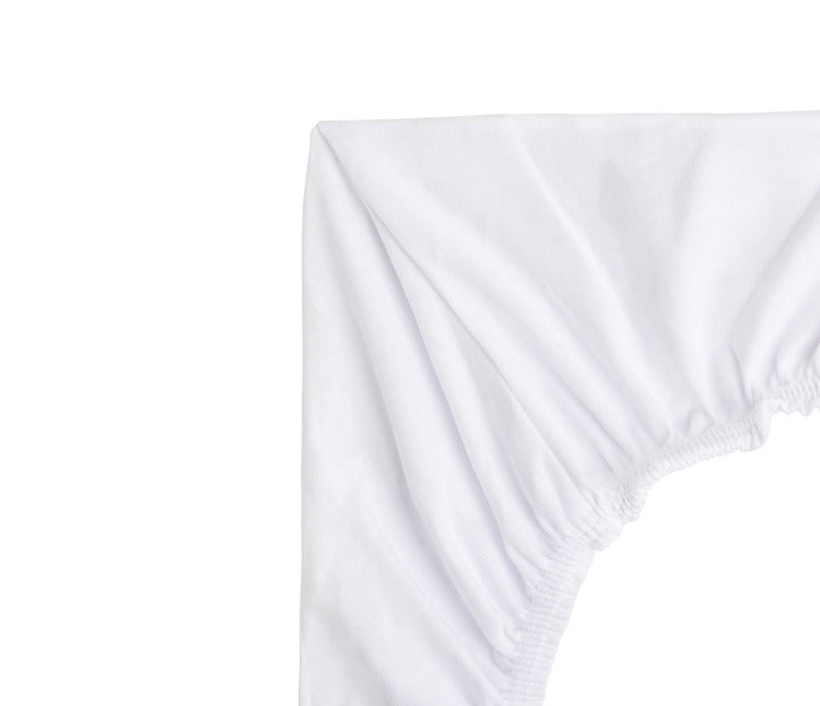 Cearșaf de pătuț Next To Me din bambus, alb, 90x40cm