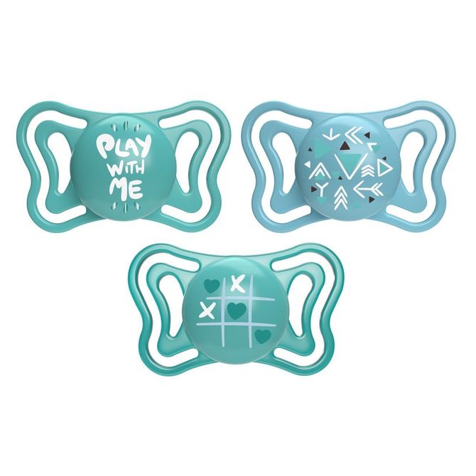 Силиконова Залъгалка Physio Light 16-36M 2 Бр. Синя --- BebeMama
