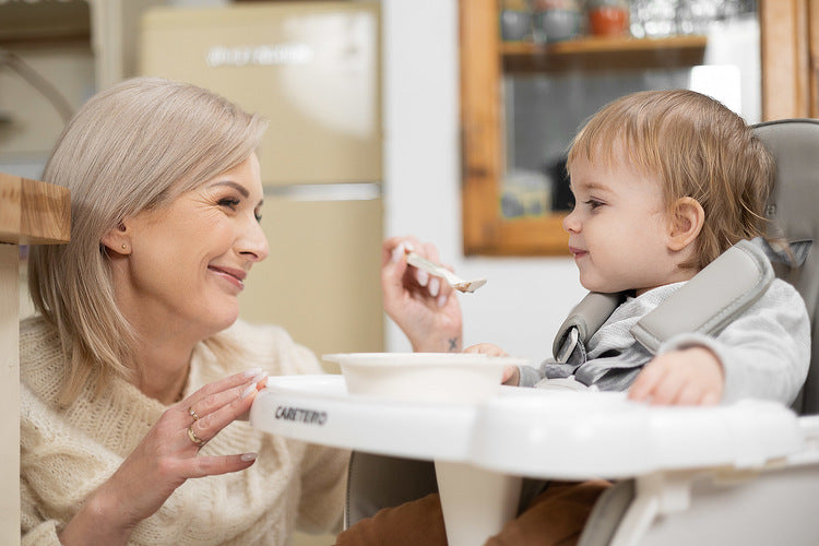 Столче За Хранене Tuva Beige Caretero --- BebeMama