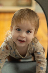 Tarc de joacă pliabil Esti Graphite Caretero cu laterală rabatabilă