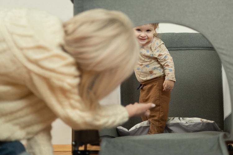 Tarc pliabil cu laterală rabatabilă Esti Gri Caretero