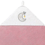 Хавлиена Кърпа С Качулка 85X85Cm Розово - Бяло --- BebeMama