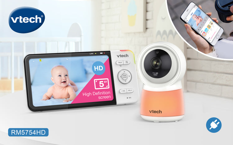 Бебефон Vtech Nanny Rm 5754 Hd Video Wi-Fi --- BebeMama