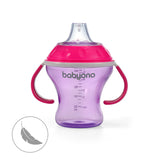 Cană anti-scurgere cu cioc moale 180 ml roz