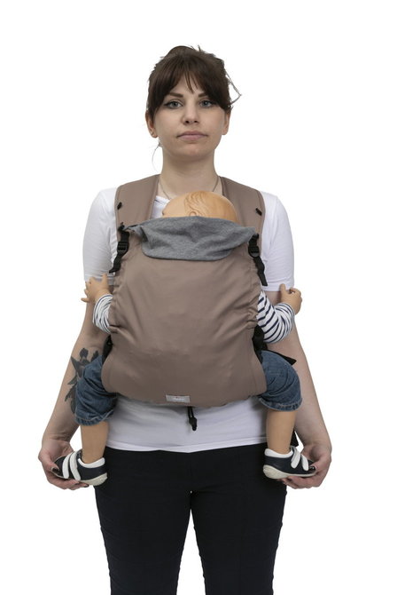 Кенгуру Skin Fit Carrier Warn Beige --- BebeMama