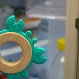 Дървена И Силиконова Гризалка Рак --- BebeMama