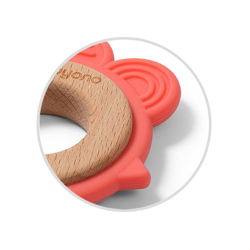 Дървена И Силиконова Гризалка Кокошка --- BebeMama
