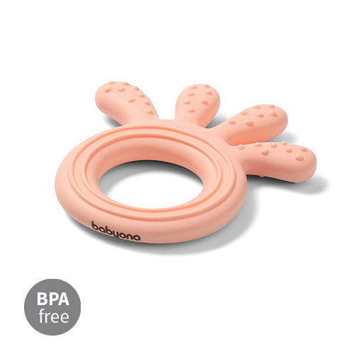 Силиконова Гризалка Octopus Pink --- BebeMama