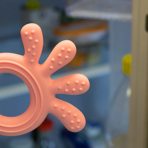 Силиконова Гризалка Octopus Pink --- BebeMama