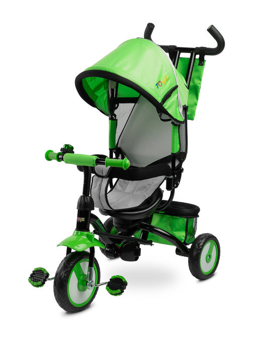 Tricicletă distractivă cu control parental Timmy Green Caretero Toyz