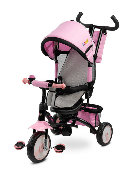 Триколка С Родителски Контрол Timmy Pink Caretero Toyz --- BebeMama