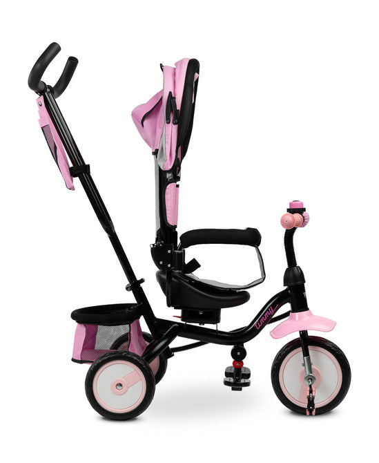Триколка С Родителски Контрол Timmy Pink Caretero Toyz --- BebeMama