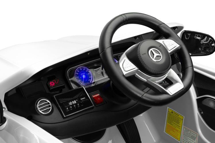 Акумулаторна Кола Mercedes Amg S63 Бяла Caretero Toyz