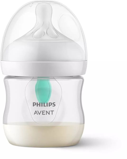 Бебешко Шише За Хранене Philips Avent Natural Response С Клапа Airfree, 125 Мл., 0+ Месеца --- BebeMama