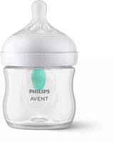 Бебешко Шише За Хранене Philips Avent Natural Response С Клапа Airfree, 125 Мл., 0+ Месеца --- BebeMama