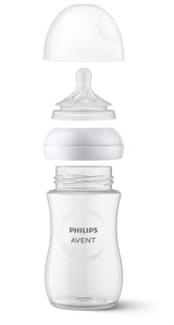 Бебешко Шише За Хранене Philips Avent Natural Response 260 Мл., 1+ Месеца Pink --- BebeMama