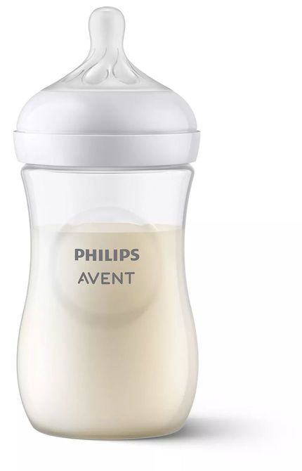 Biberon Philips Avent Natural Response pentru bebeluși, 260 ml, 1+ luni