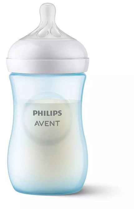 Biberon Philips Avent Natural Response 260 ml. 1+ luni, albastru