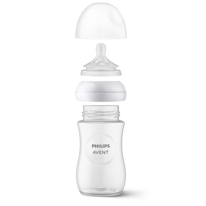 Бебешко Шише За Хранене Philips Avent Natural Response 260 Мл., 1+ Месеца Giraffe --- BebeMama